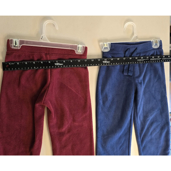 Old Navy Outfit Toddler 4T Blue Green Burgundy Fleece 1/3 Zip Top & 2 Pants NWT - Picture 16 of 16